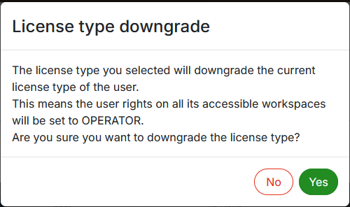 Changing from a Writers license to an Operators license