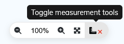 Activate measurement tools