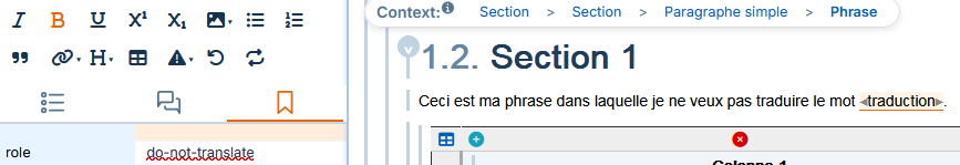 Exclure un mot dans une phrase