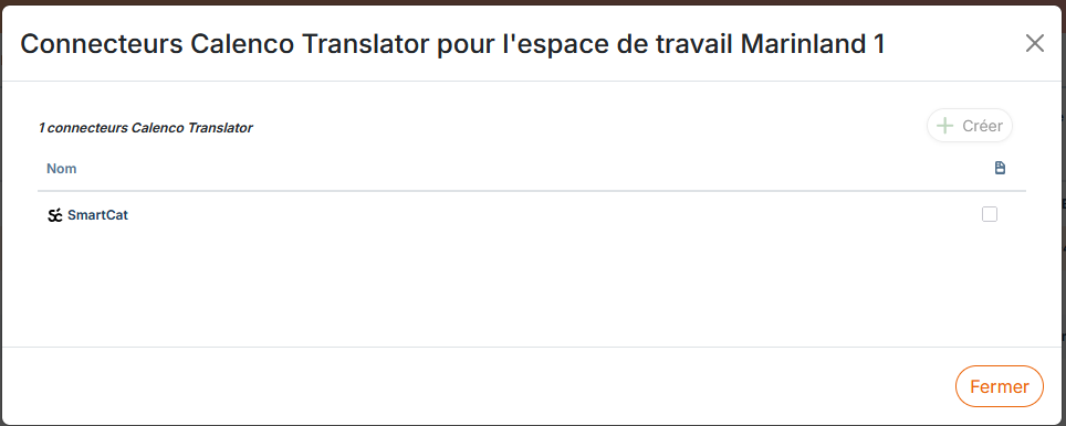 Exemple d'un connecteur Phrase param&eacute;tr&eacute;