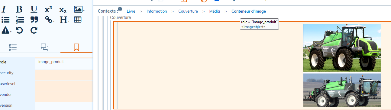 Attribut role pour imageobject